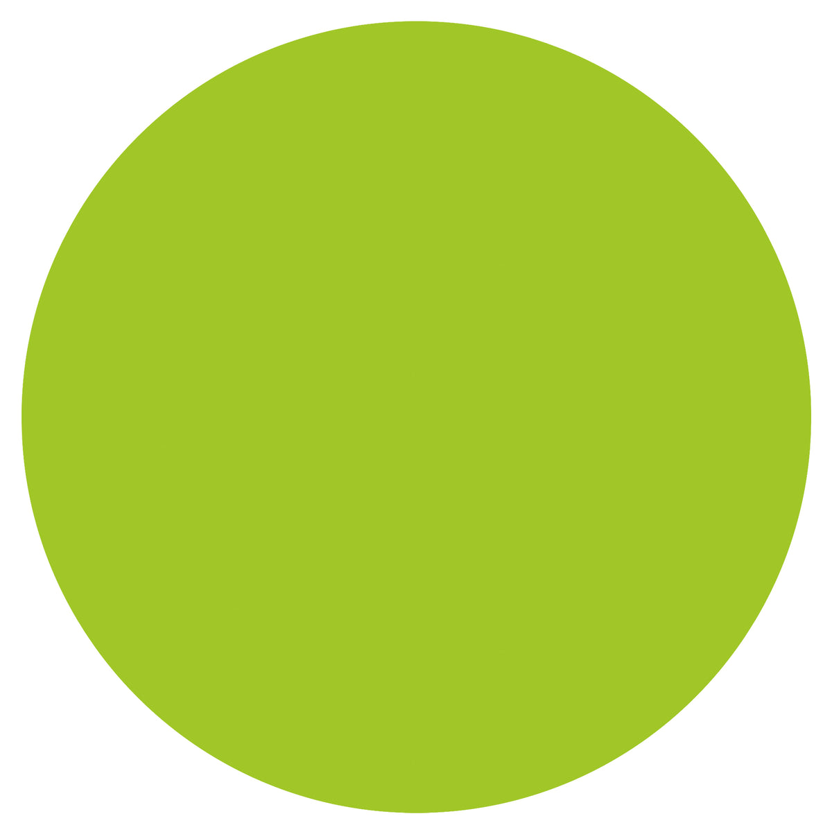 Neon Green Solid Round Plastic Table Cover, 84" - Image 2