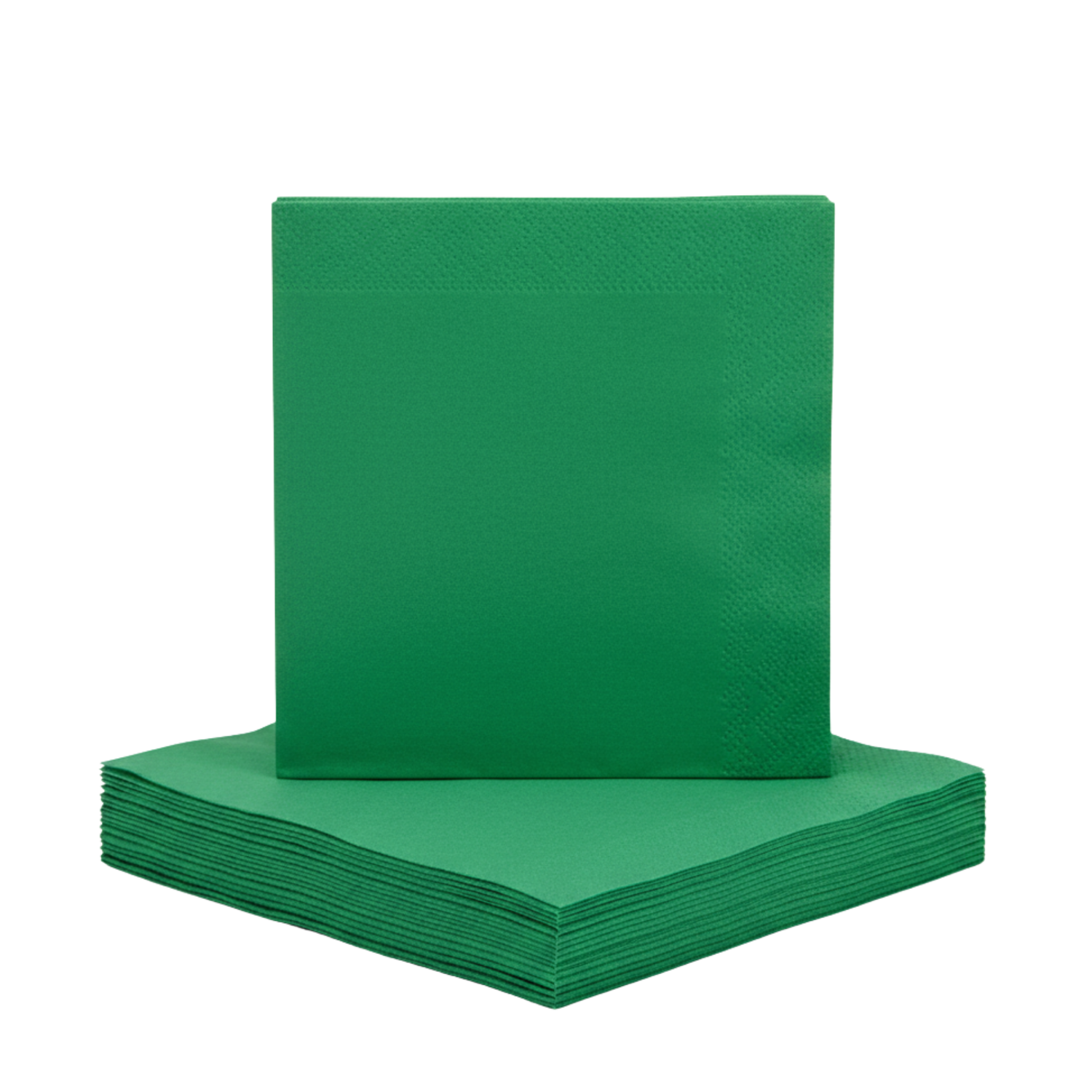 Emerald Green Solid Beverage Napkins, 40ct
