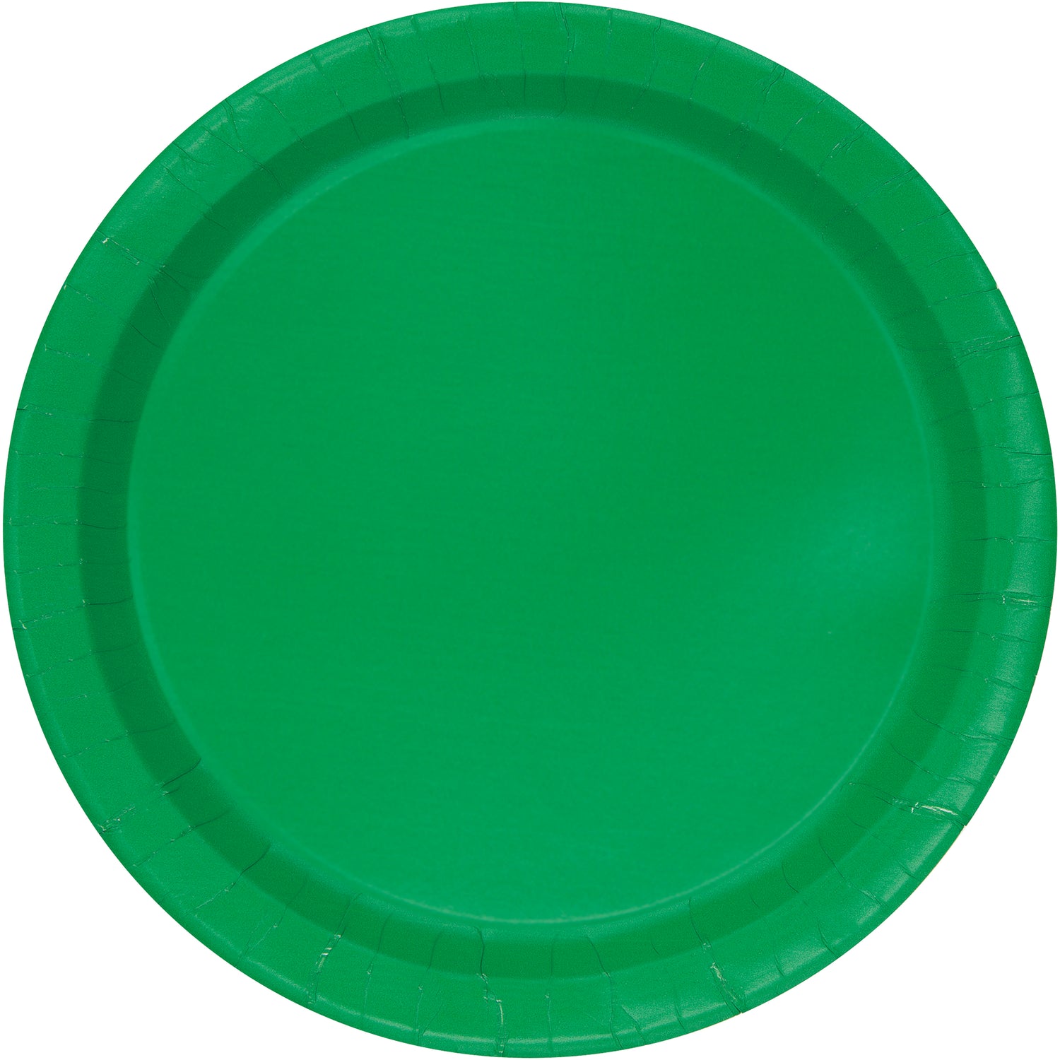 Emerald Green Solid Round 9" Dinner Plates, 20ct