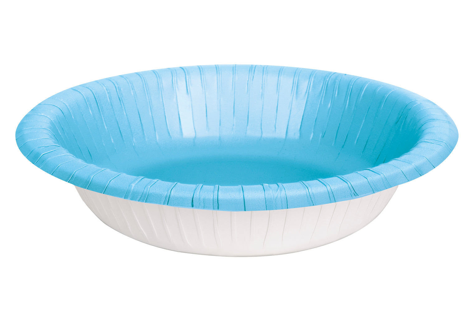 Powder Blue Solid 20oz Paper Bowls, 20ct - Image 2