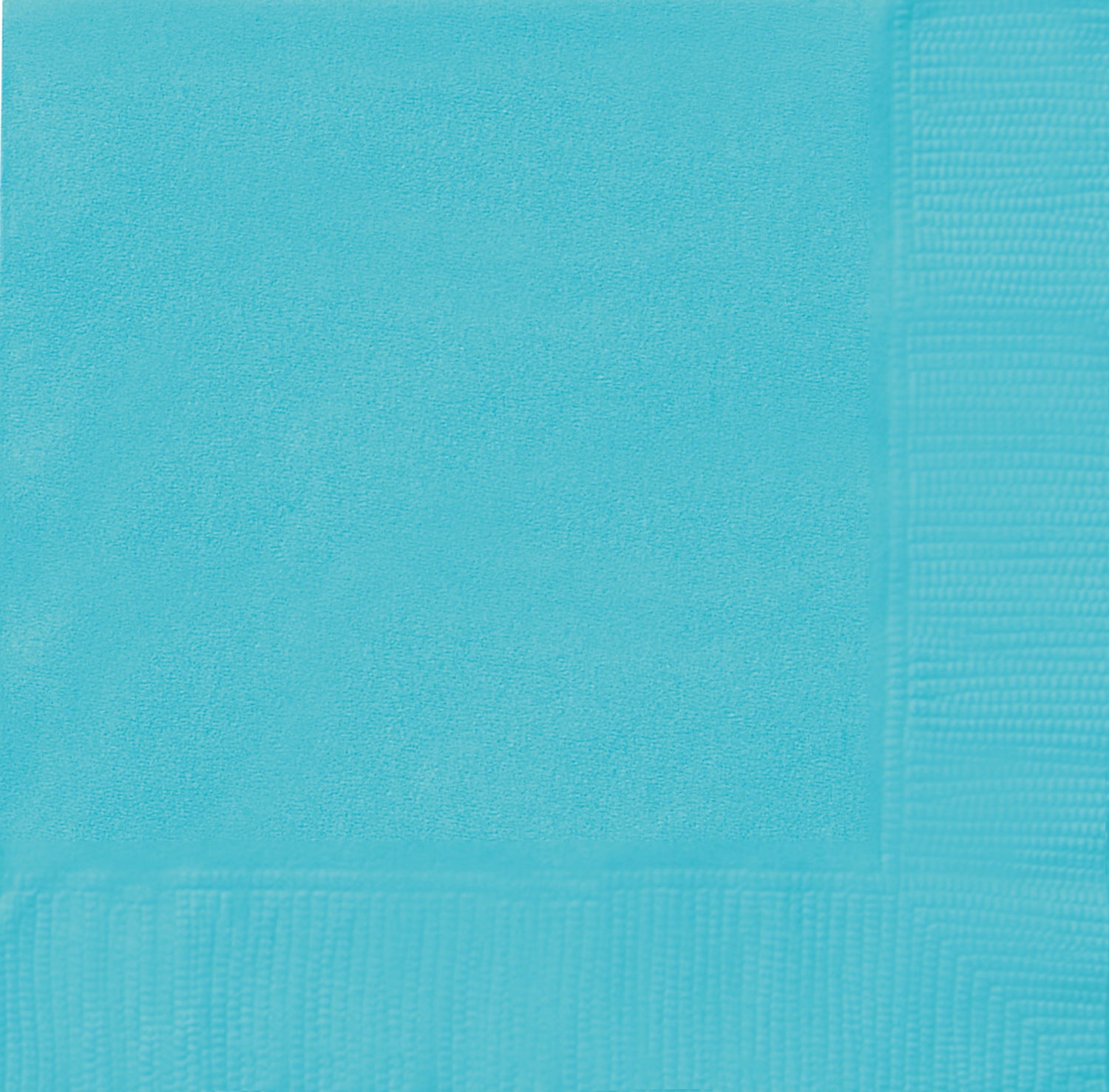 Terrific Teal Solid Beverage Napkins, 40ct