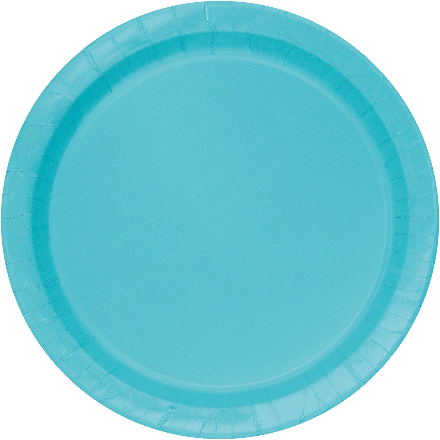 Terrific Teal Solid Round 10" Dinner Plates, 20ct