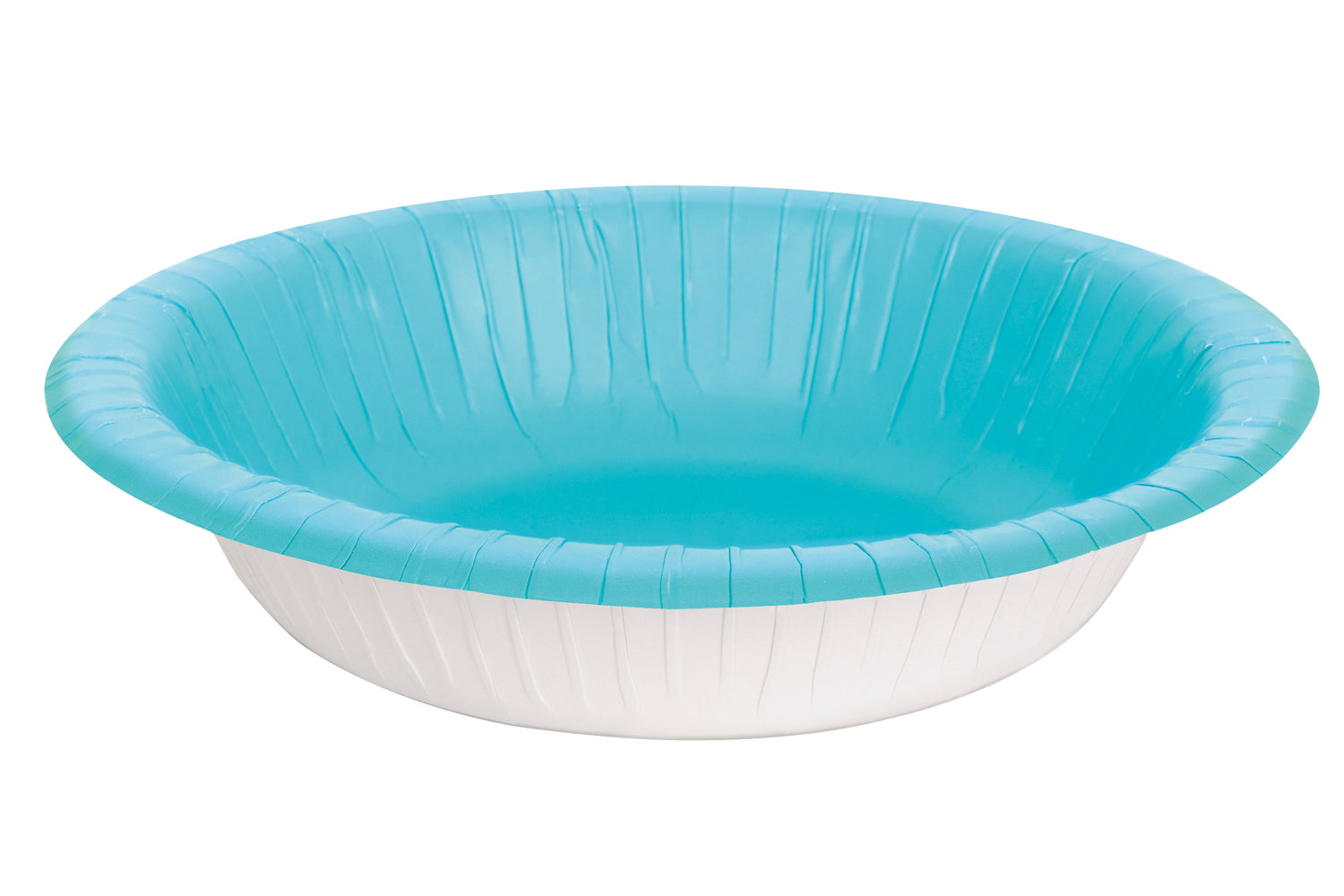 Terrific Teal Solid 20oz Paper Bowls, 20ct - Image 2