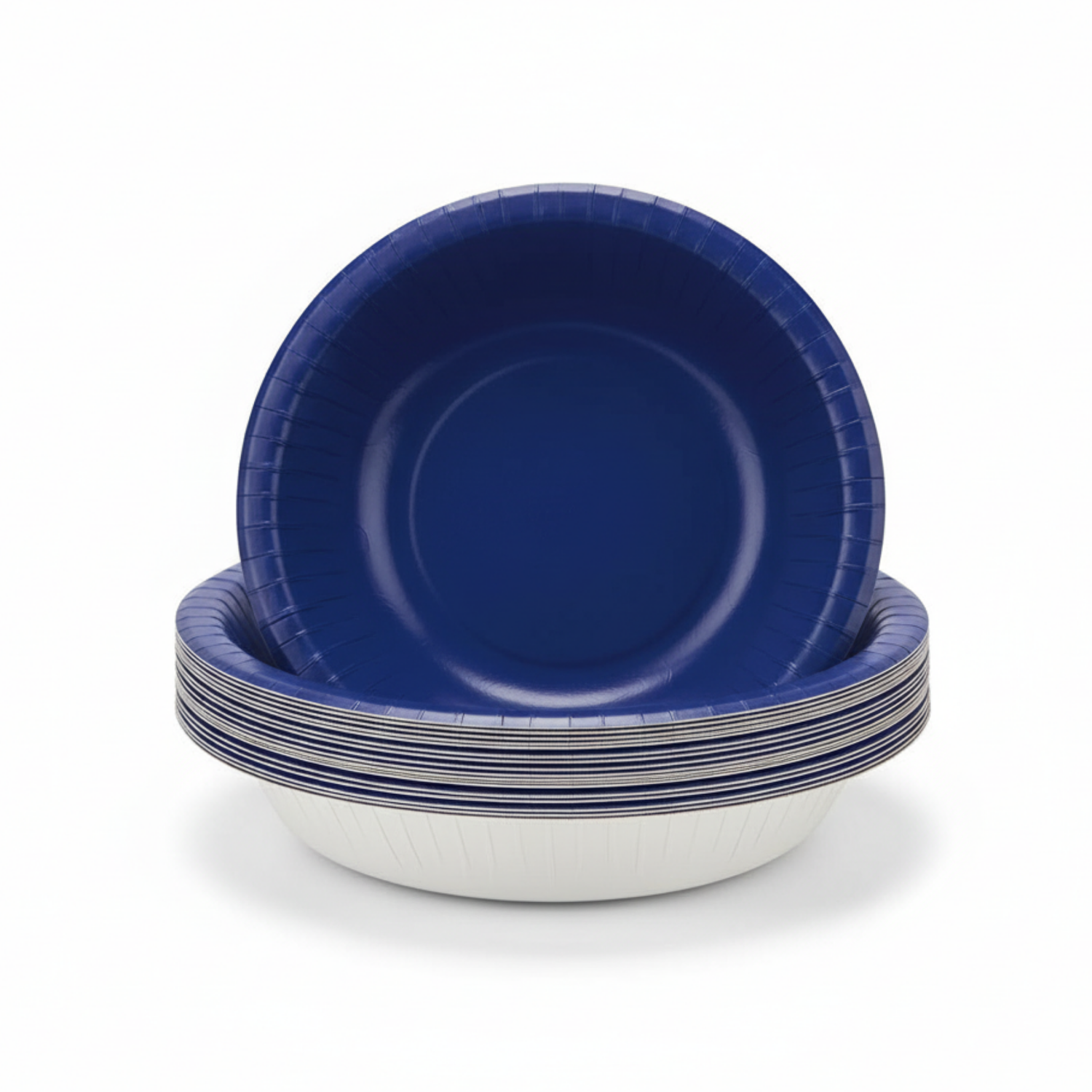 True Navy Solid 20oz Paper Bowls, 20ct