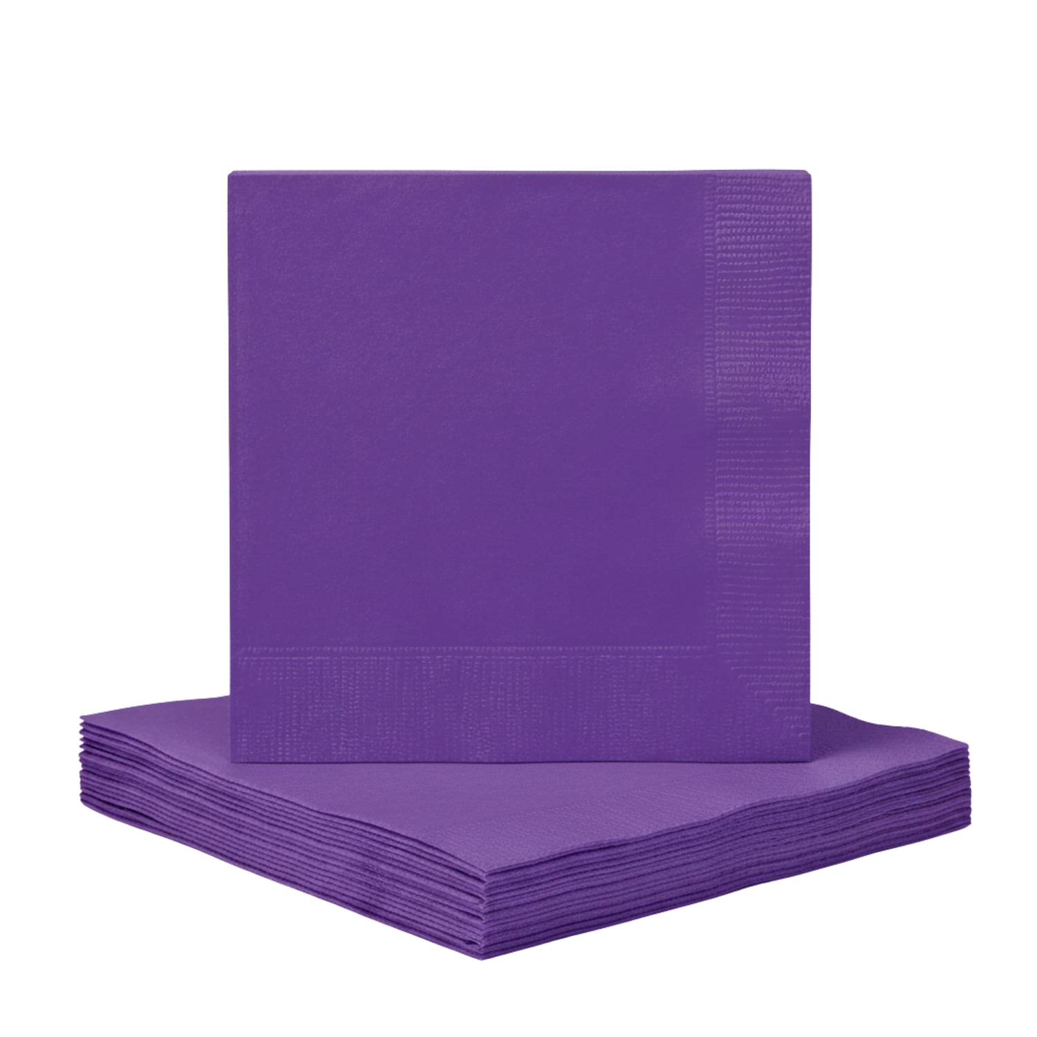 Neon Purple Solid Luncheon Napkins, 40ct