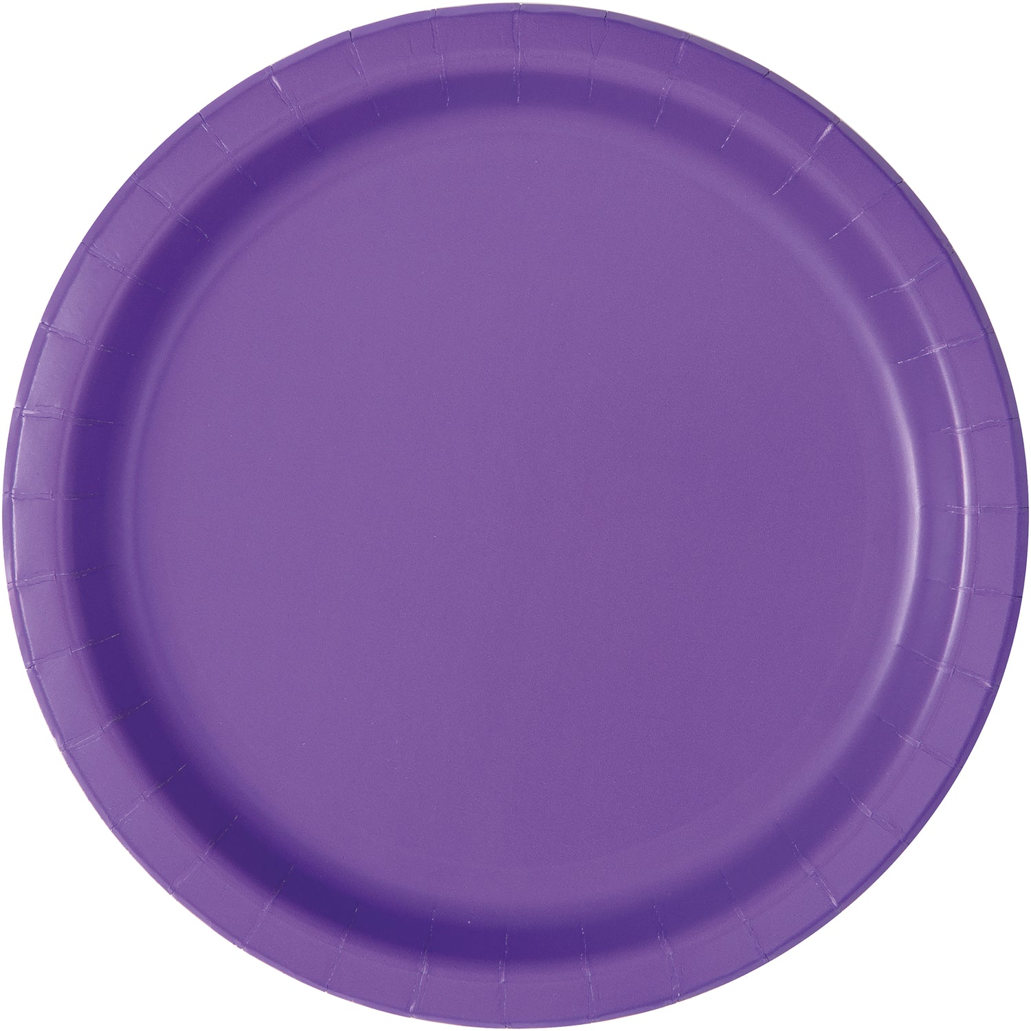 Neon Purple Solid Round 9" Dinner Plates, 20ct