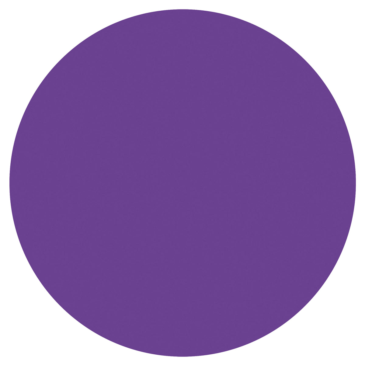 Neon Purple Solid Round Plastic Table Cover, 84" - Image 3