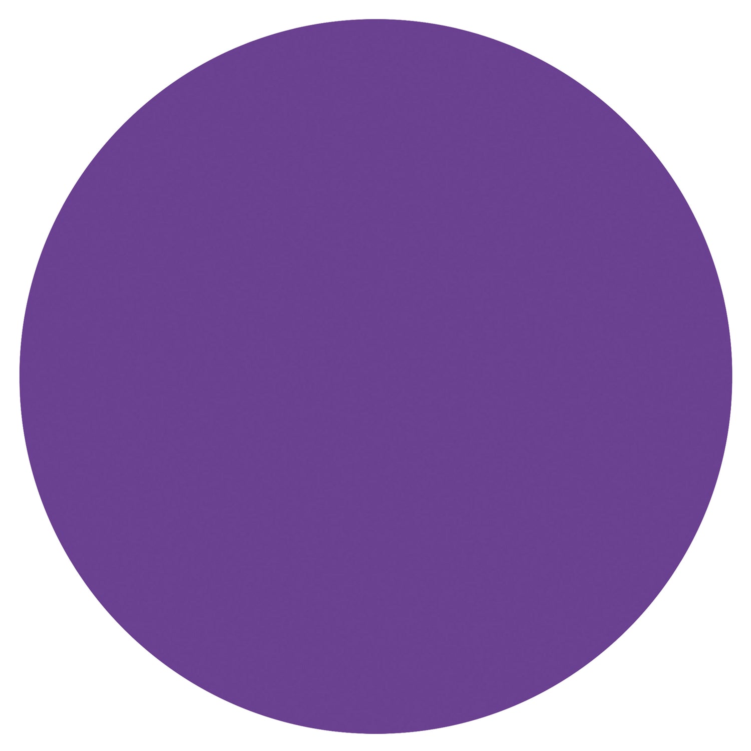 Neon Purple Solid Round Plastic Table Cover, 84" - Image 3