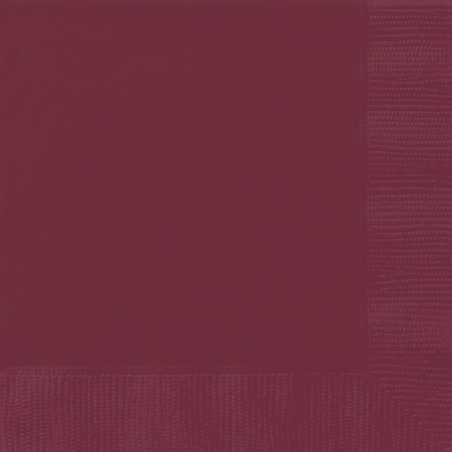 Burgundy Solid Beverage Napkins, 40ct