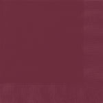 Burgundy Solid Luncheon Napkins, 40ct