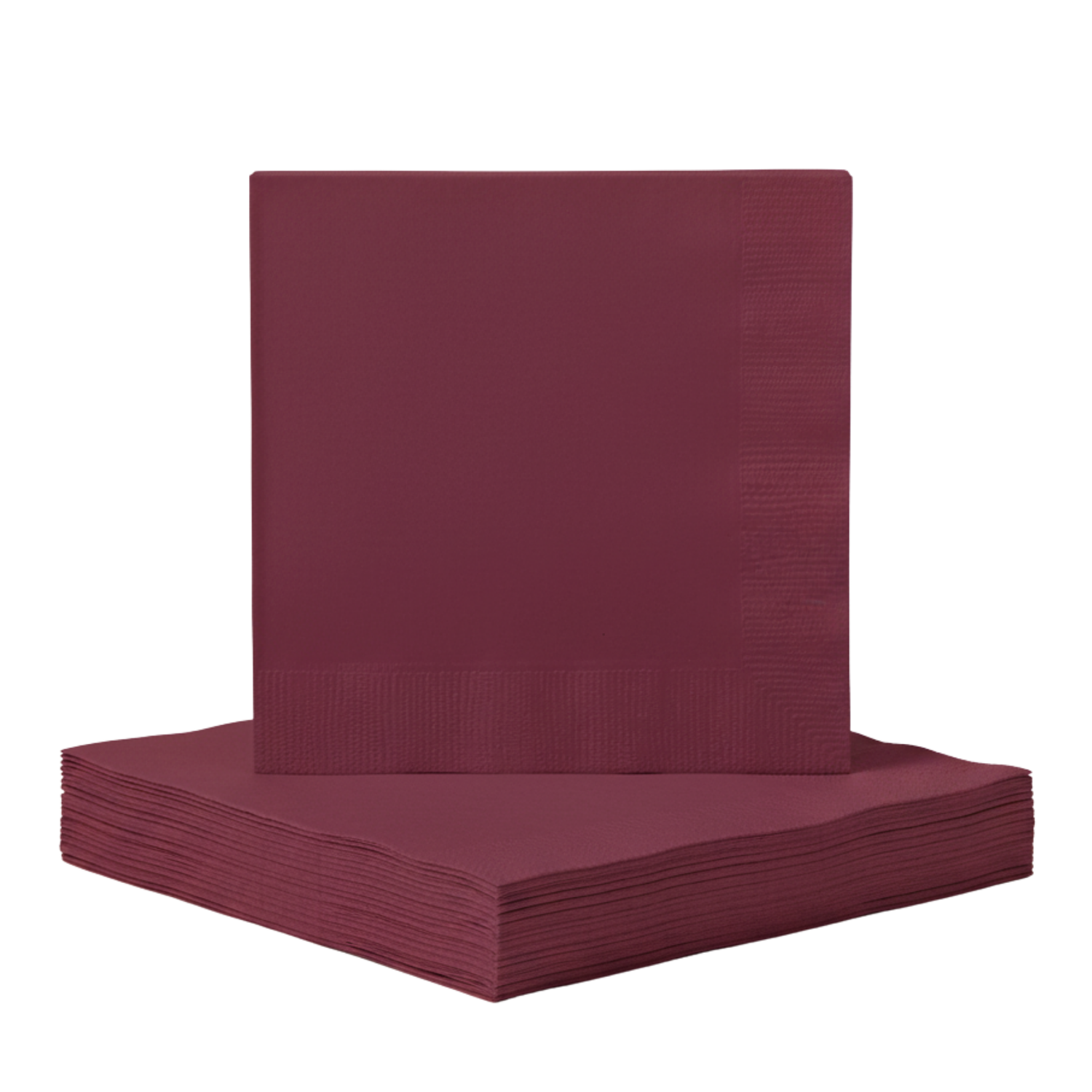Burgundy Solid Luncheon Napkins, 40ct