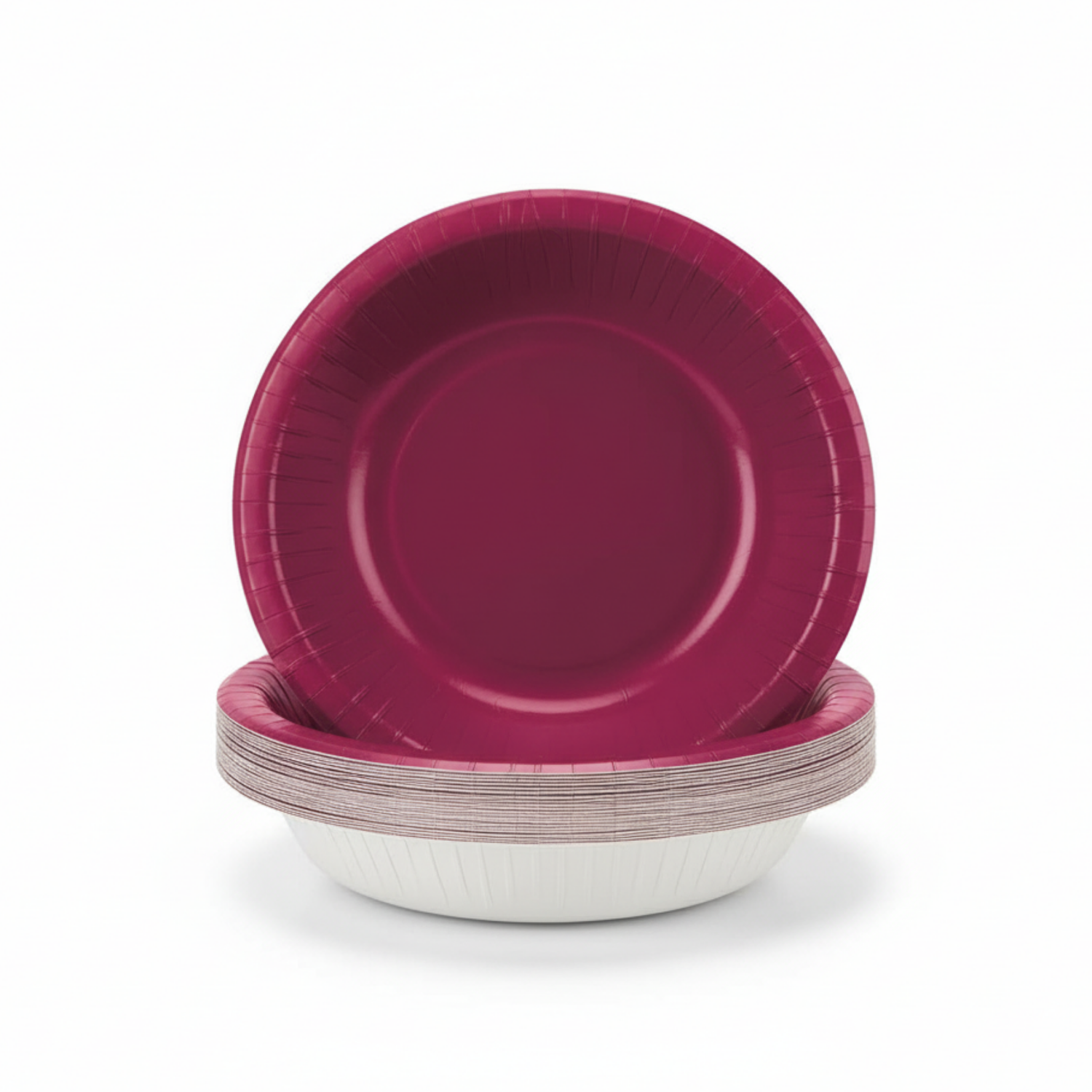 Burgundy Solid 20oz Paper Bowls, 20ct