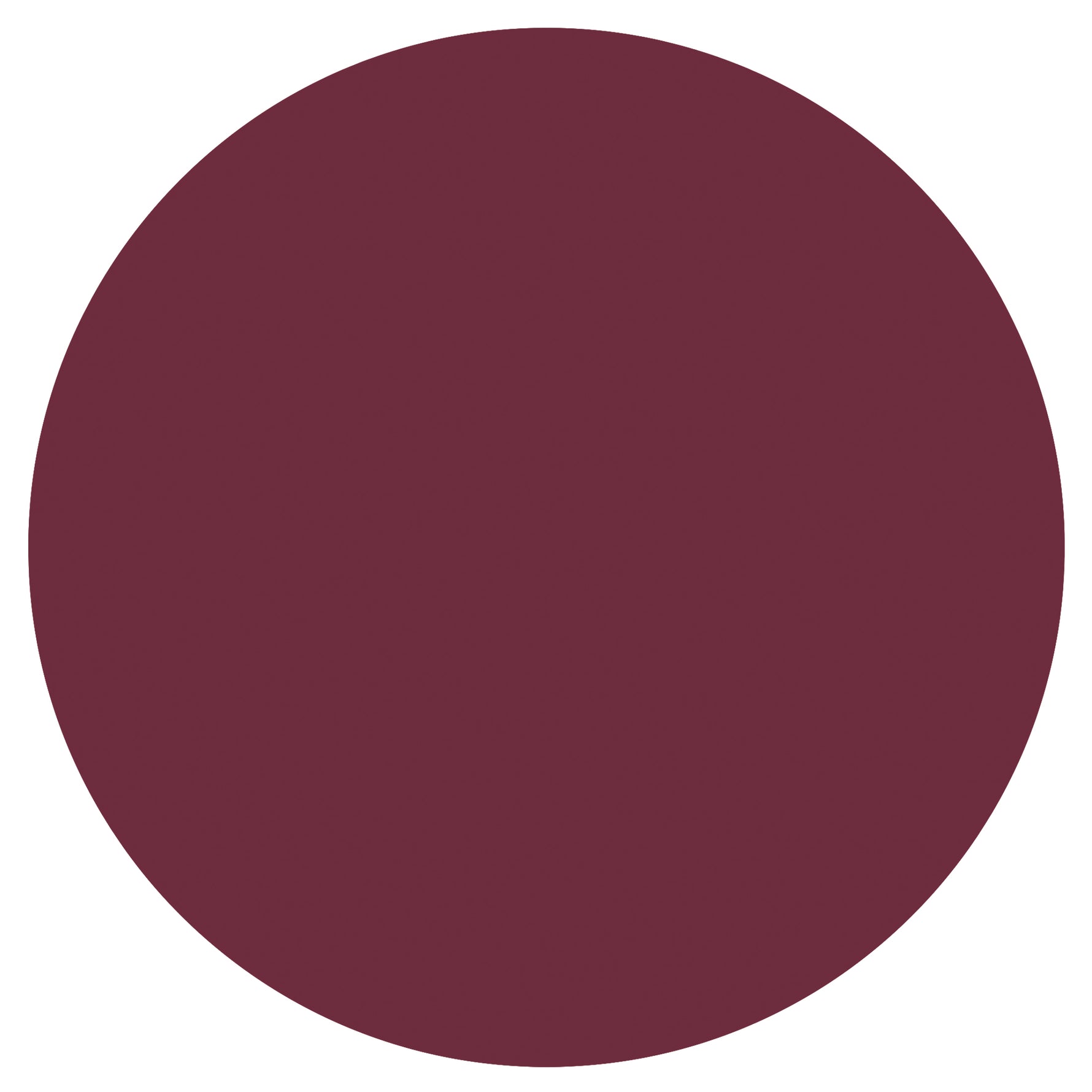 Burgundy Solid Round Plastic Table Cover, 84" - Image 3