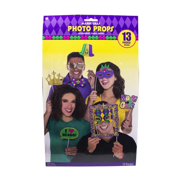 Mardi Gras Photo Booth Prop Kit
