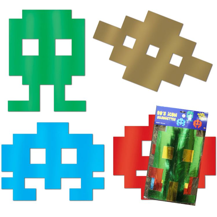 80's Arcade Icon Cutouts