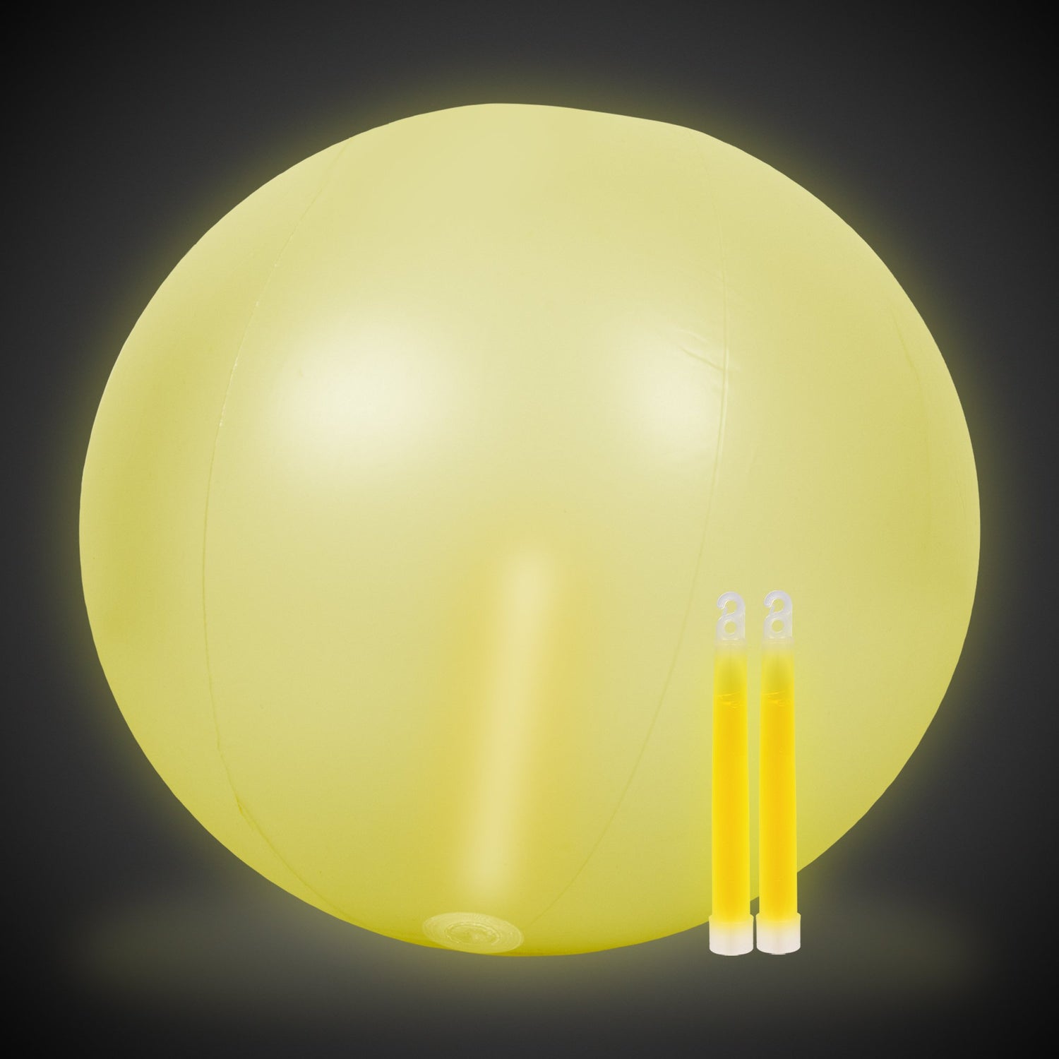 Glow in the Dark Yellow 24" Beach Ball