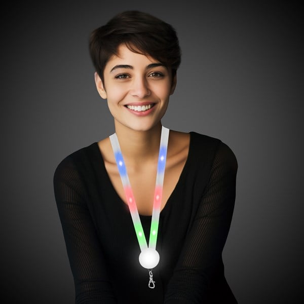 Multi-Color LED Lanyard