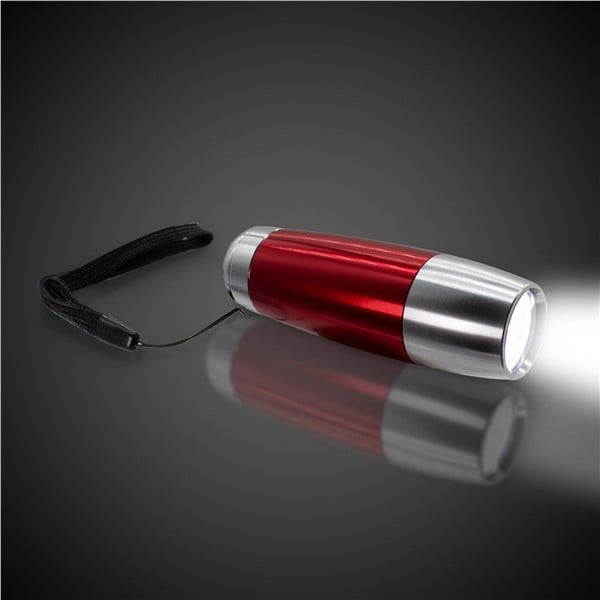 LED Red or Silver 4" Taper Flashlight