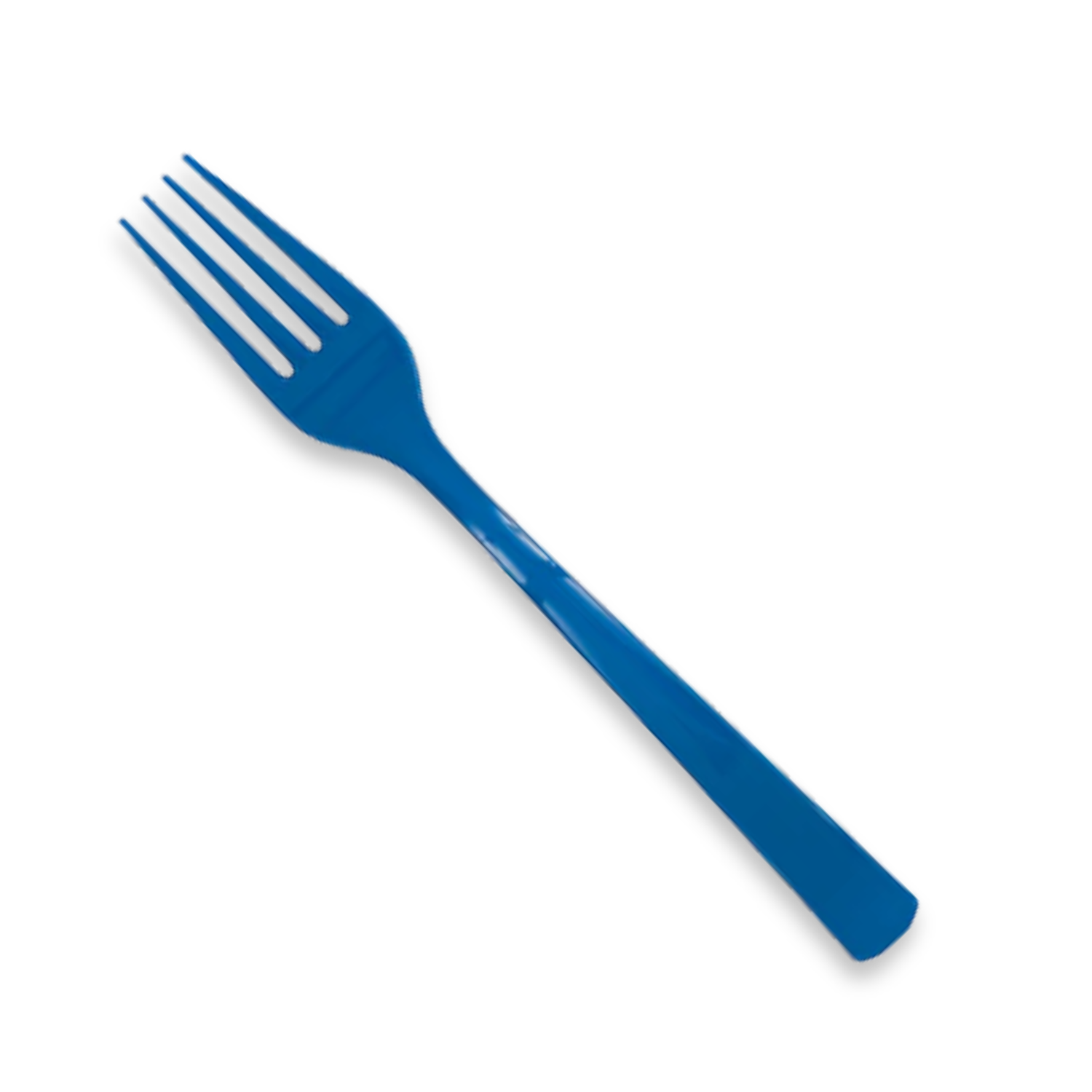 Royal Blue Solid Plastic Forks, 18ct