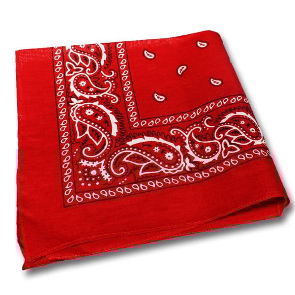 Red Cotton Bandanas