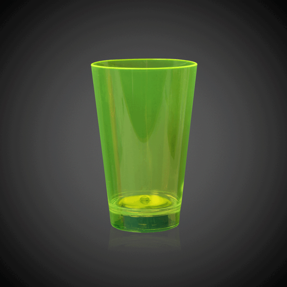 Neon Green LED 12 oz. Cup