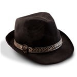 Black Funky Fedora Hat
