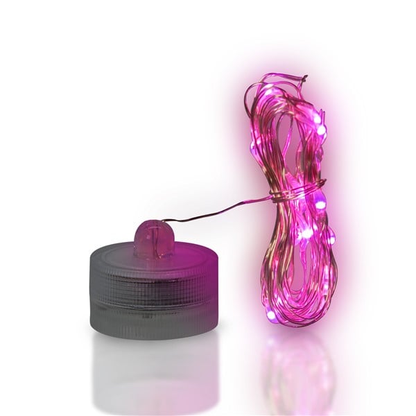 LED Pink Waterproof String Light