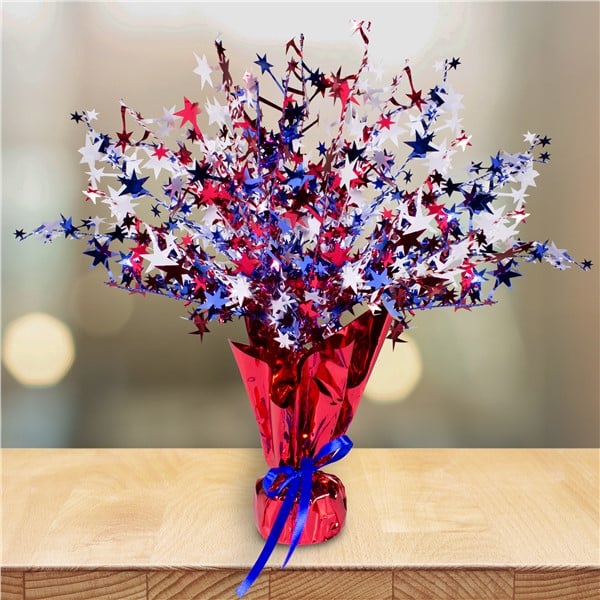 Red, White & Blue 15" Centerpiece