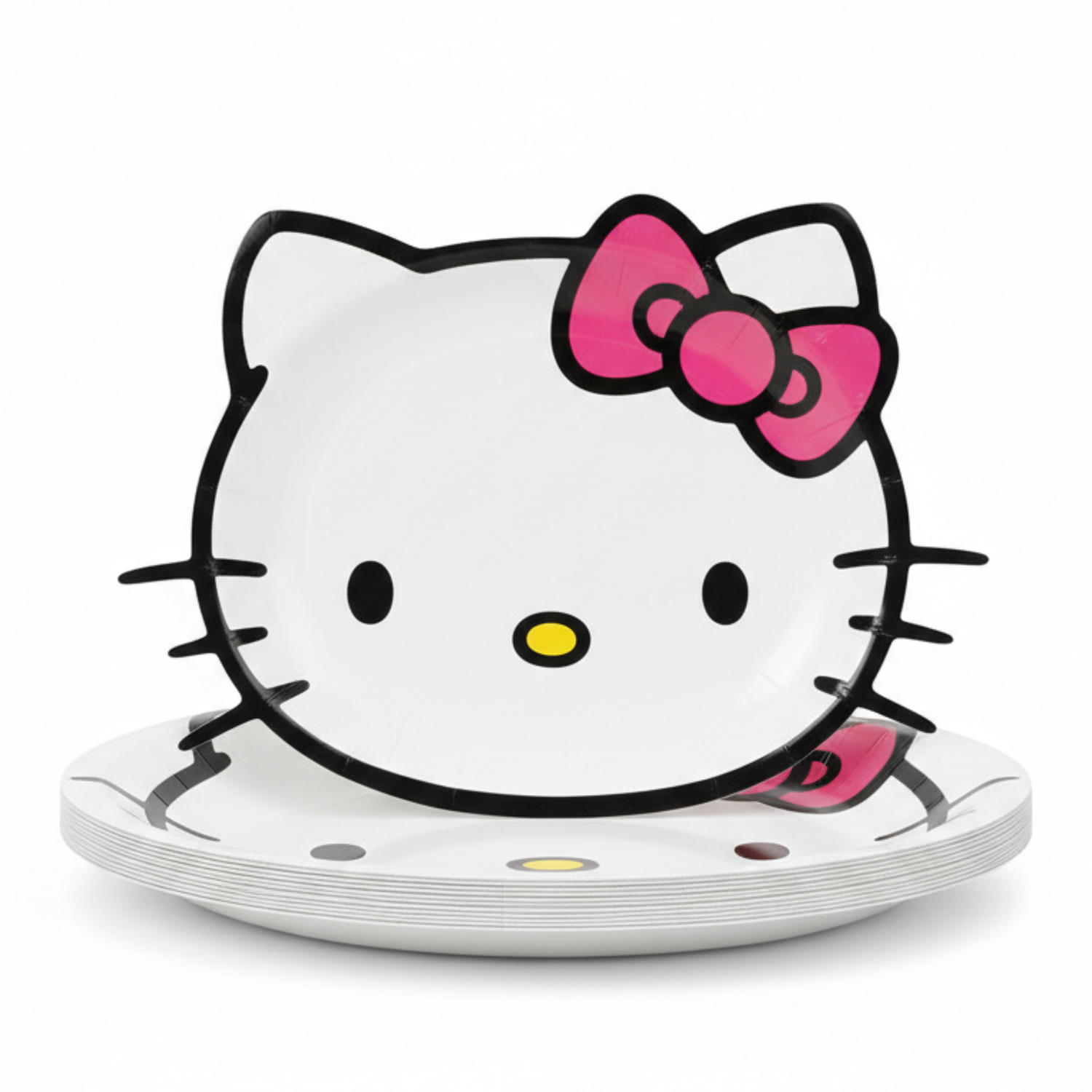 Hello Kitty & Friends Face-Shaped 8.5" Plates, 8ct