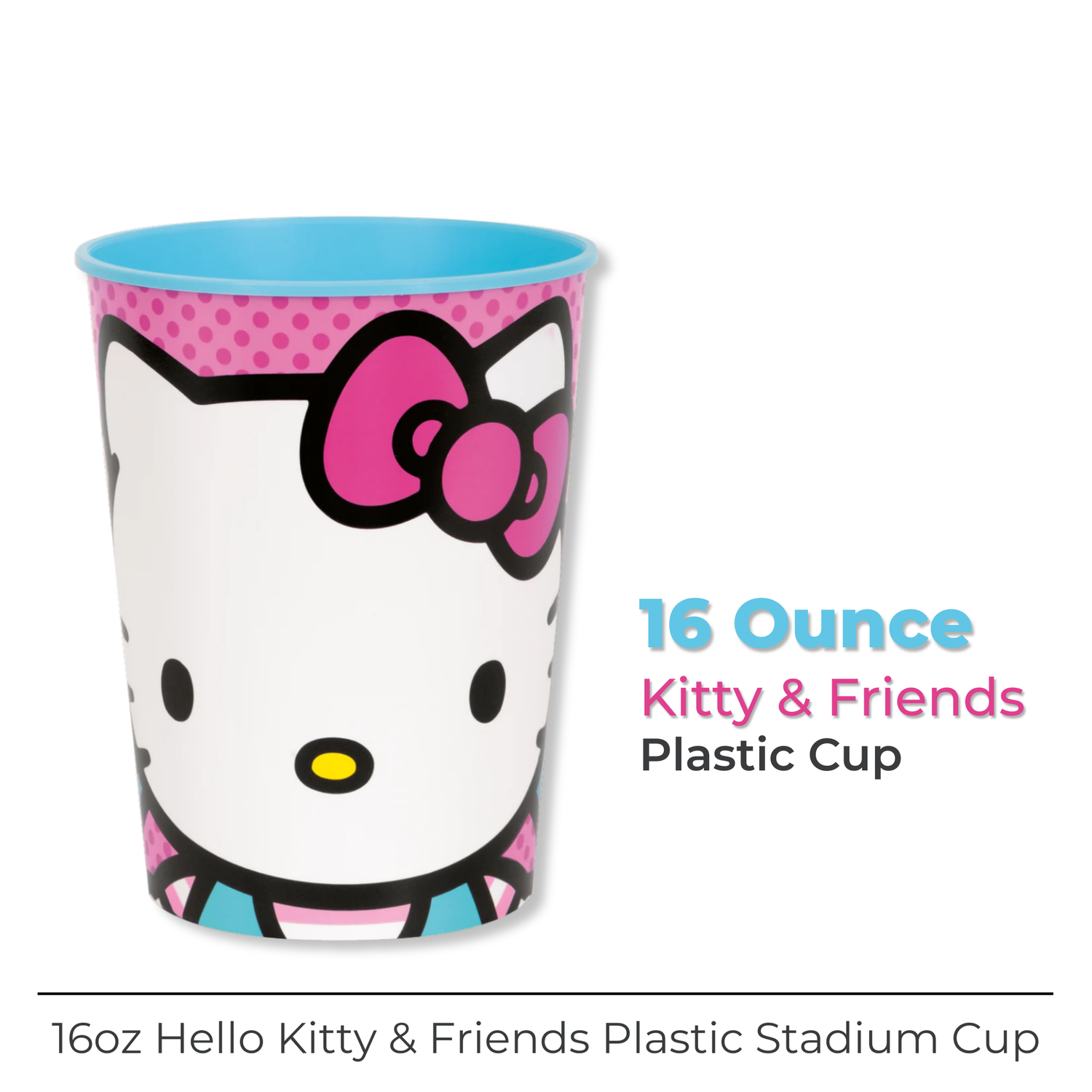 Hello Kitty & Friends 16oz Plastic Stadium Cup