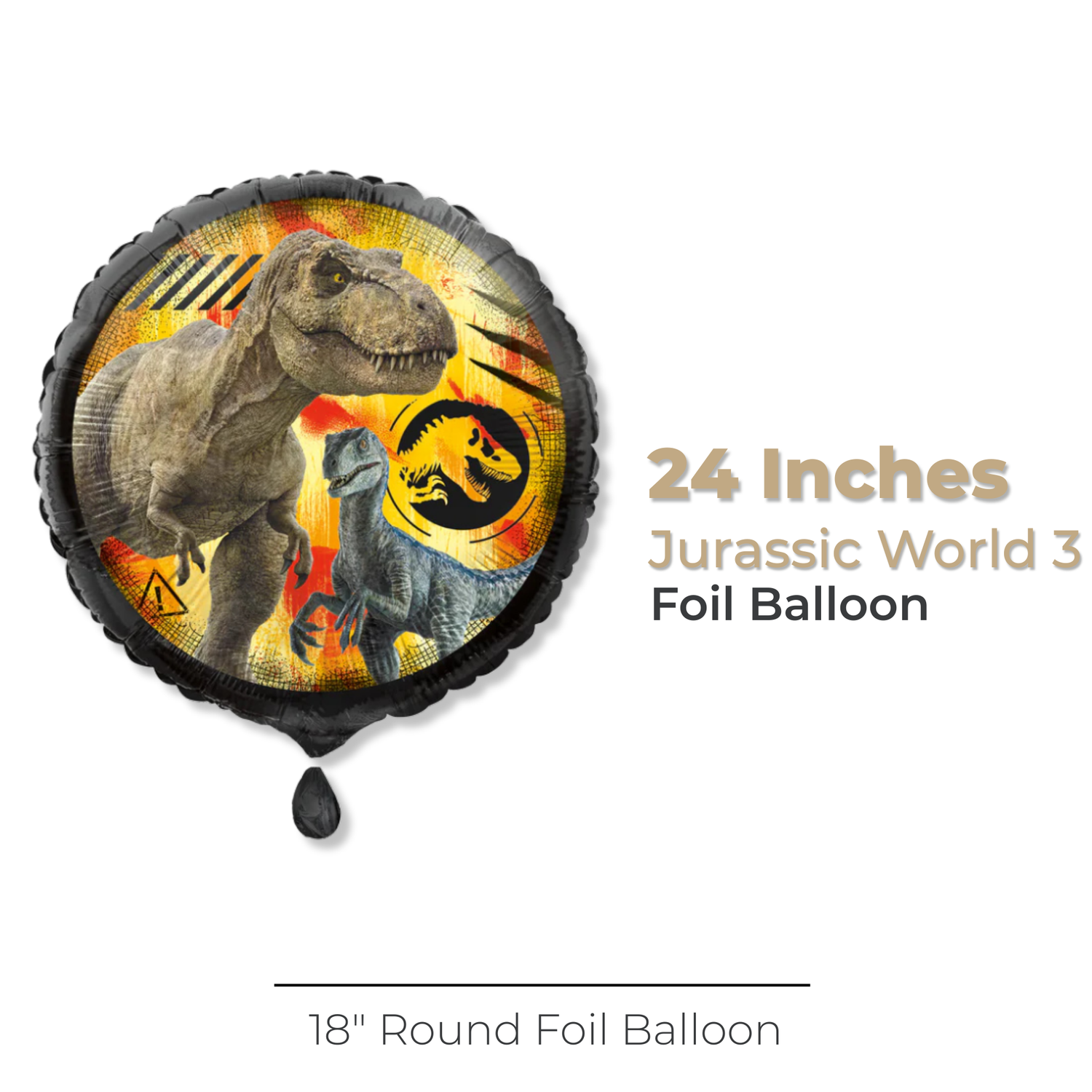 Jurassic World 3 18" Foil Balloon - Packaged