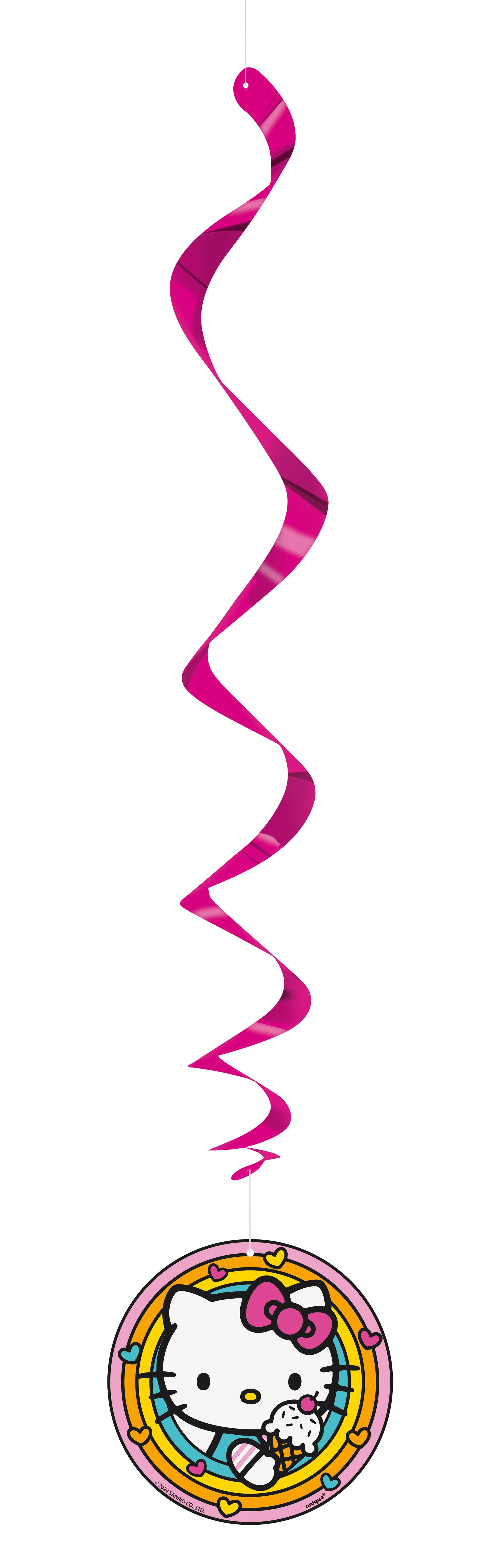 Hello Kitty and Friends 26" Hanging Swirl Decorations, 3ct - Image 2