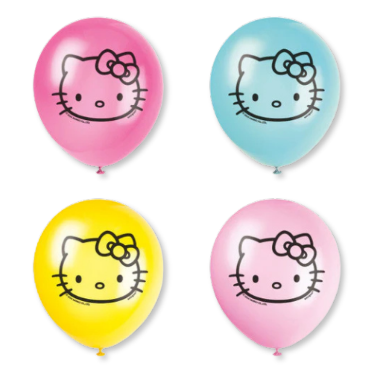 Hello Kitty and Friends Assorted 12" Latex Balloons, 8ct