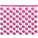 Hello Kitty and Friends Diecut Faces Pink Foil Fringe Photo Backdrop