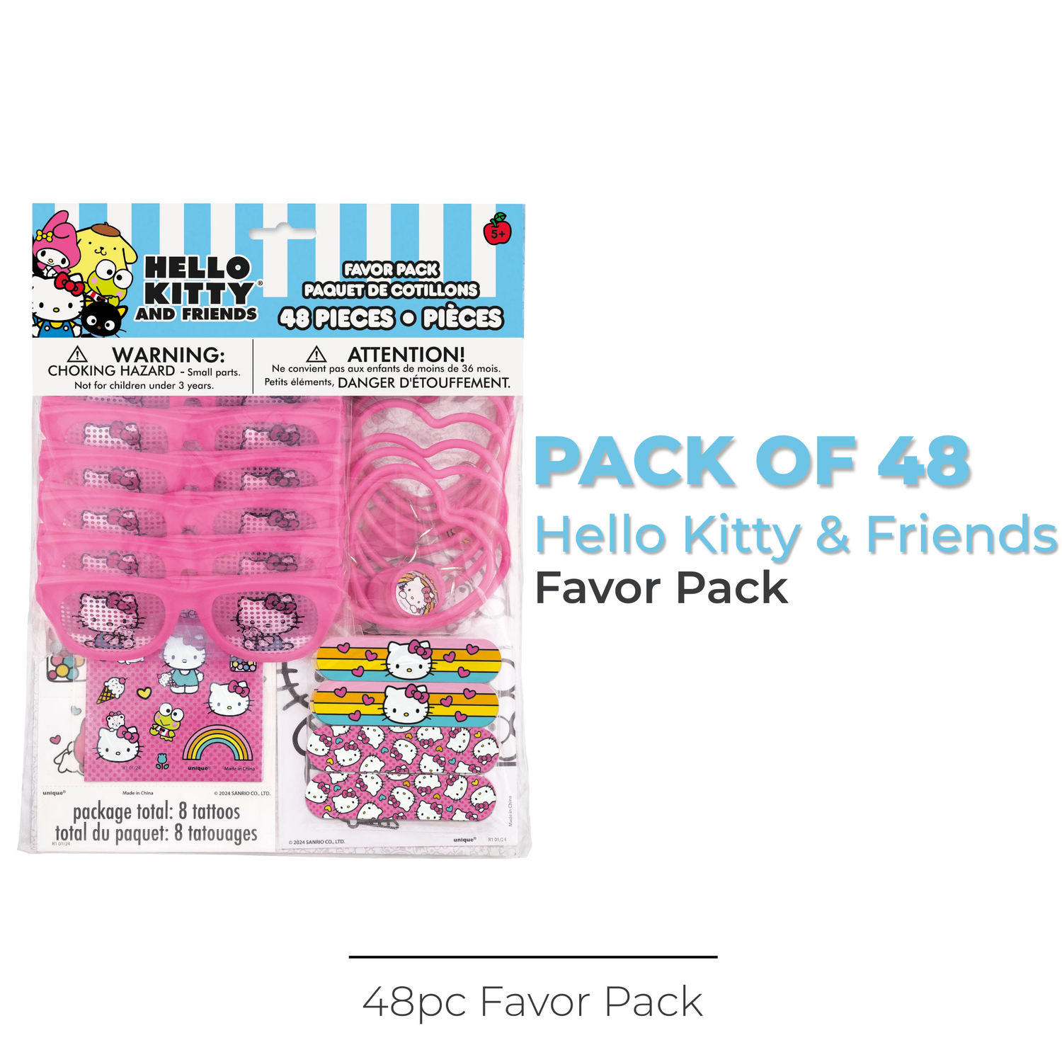 Hello Kitty & Friends Favor Pack, 48pc