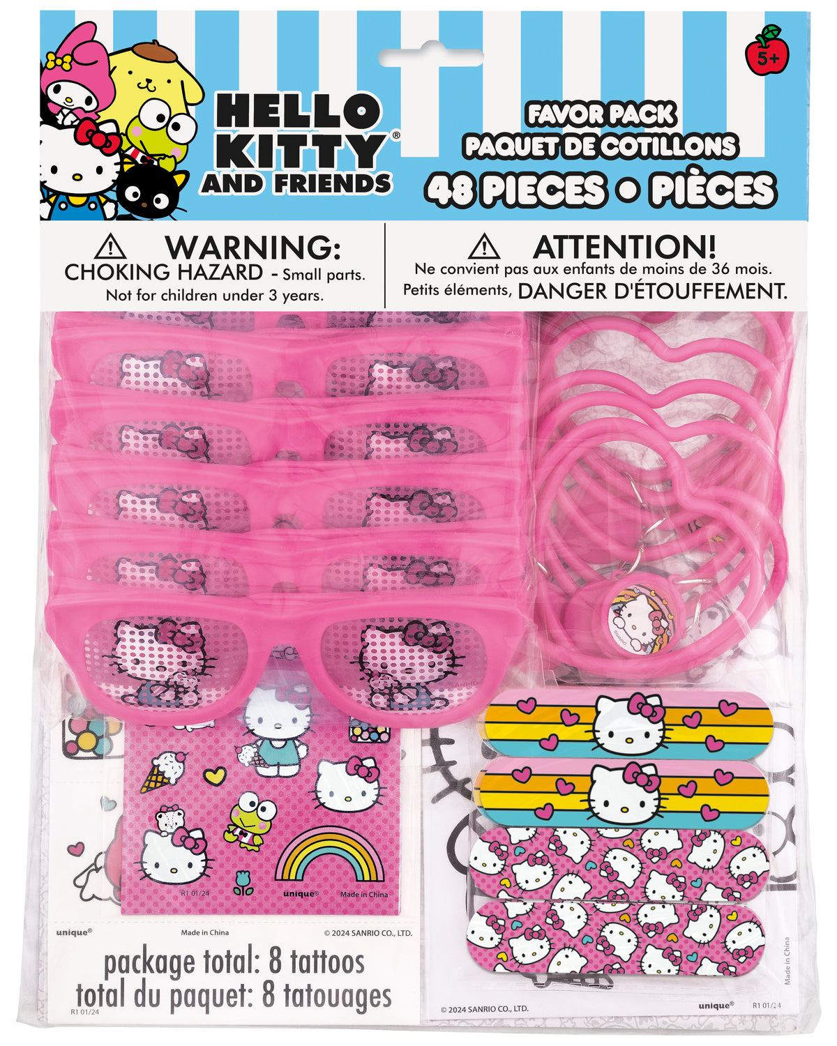 Hello Kitty & Friends Favor Pack, 48pc