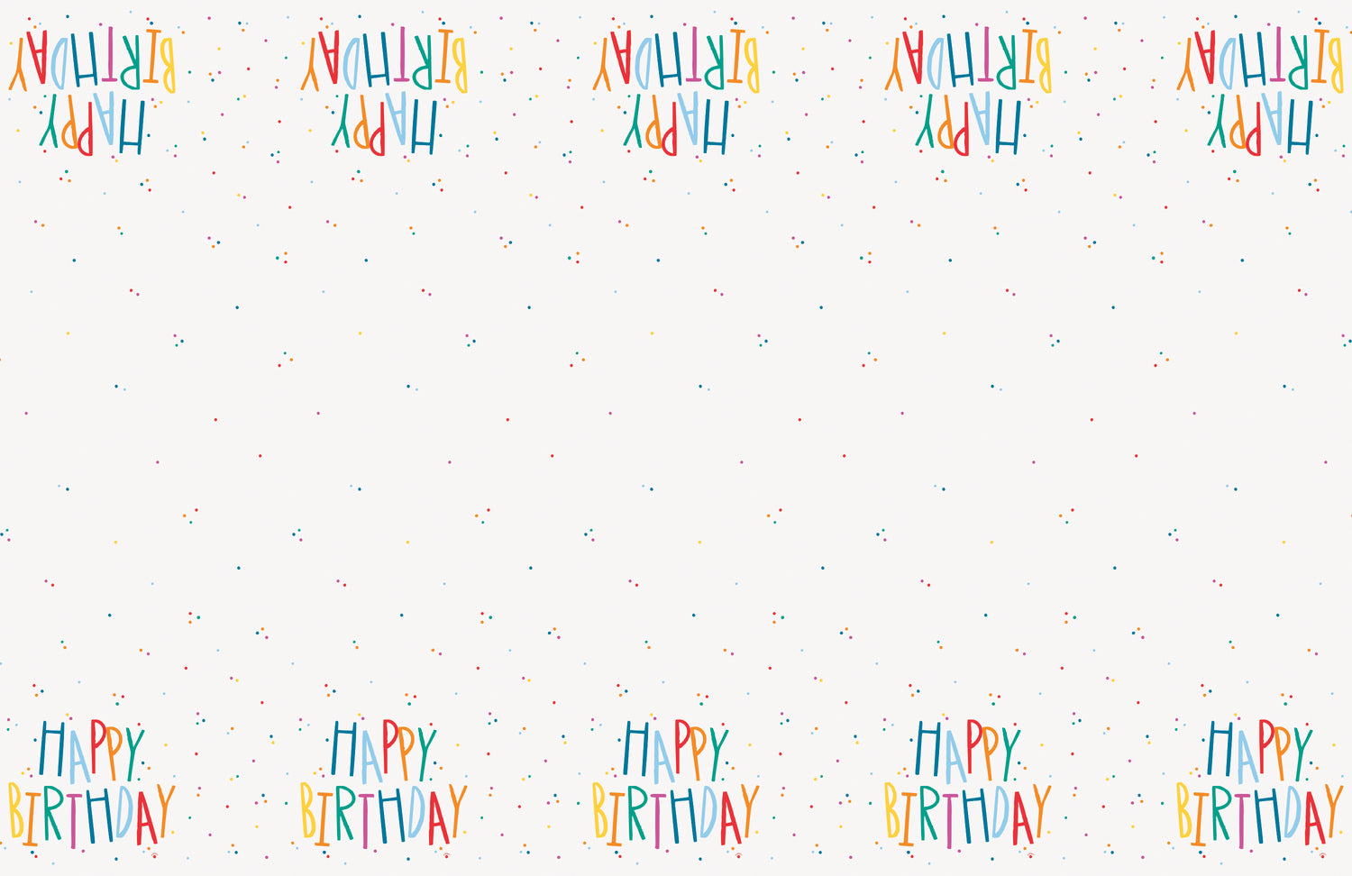 Birthday Mayhem Rectangular Plastic Table Cover, 54" x 84", Short Fold - Image 2