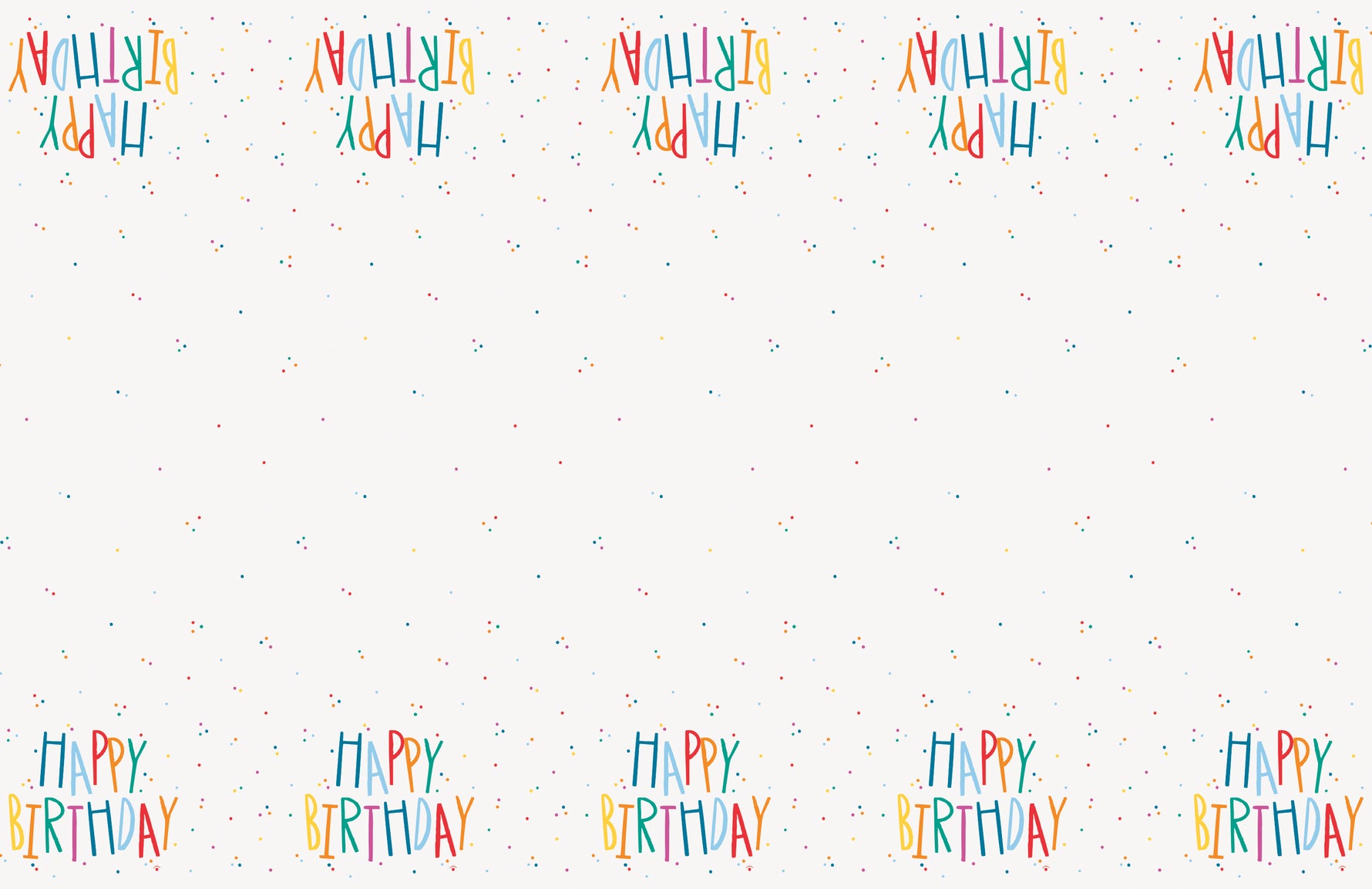 Birthday Mayhem Rectangular Plastic Table Cover, 54" x 84", Short Fold - Image 2