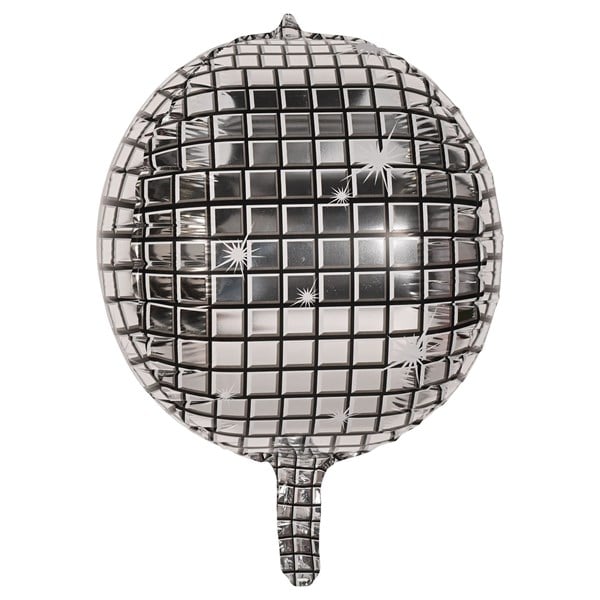 Silver Disco Ball Balloons