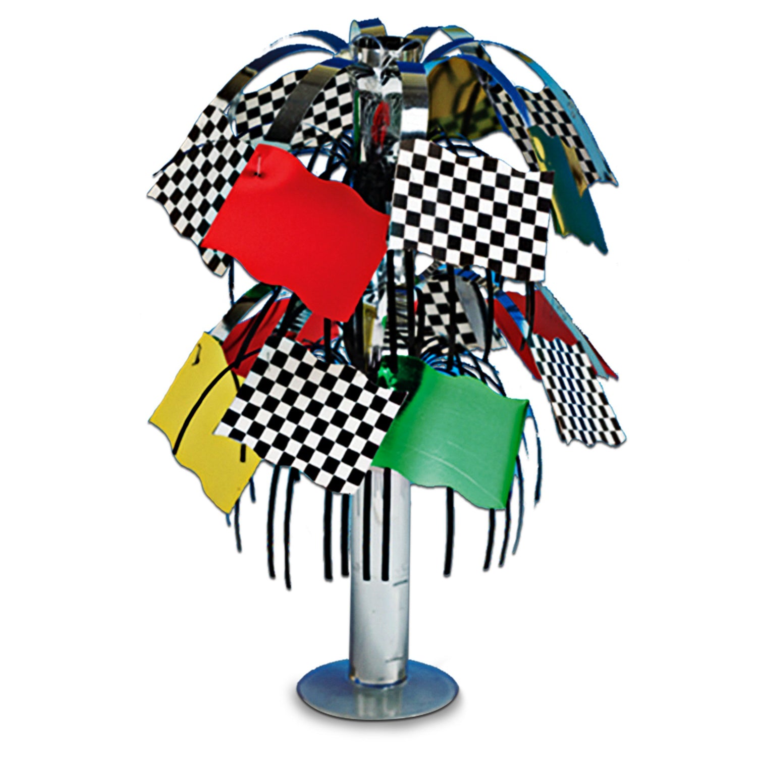 Checkered Flag 8 1/2" Centerpiece