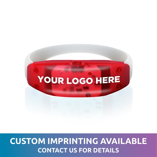 LED Sound-Activated Red Stretchy Bracelet