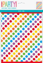 Rainbow Birthday Loot Bags, 8ct - Image 2