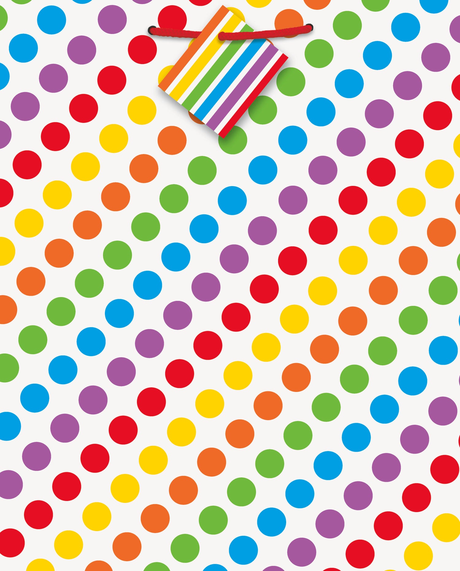 Rainbow Birthday Medium Gift Bag - Image 2