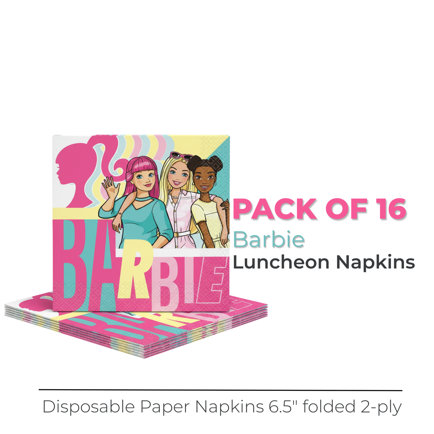 Barbie Luncheon Napkins, 16ct