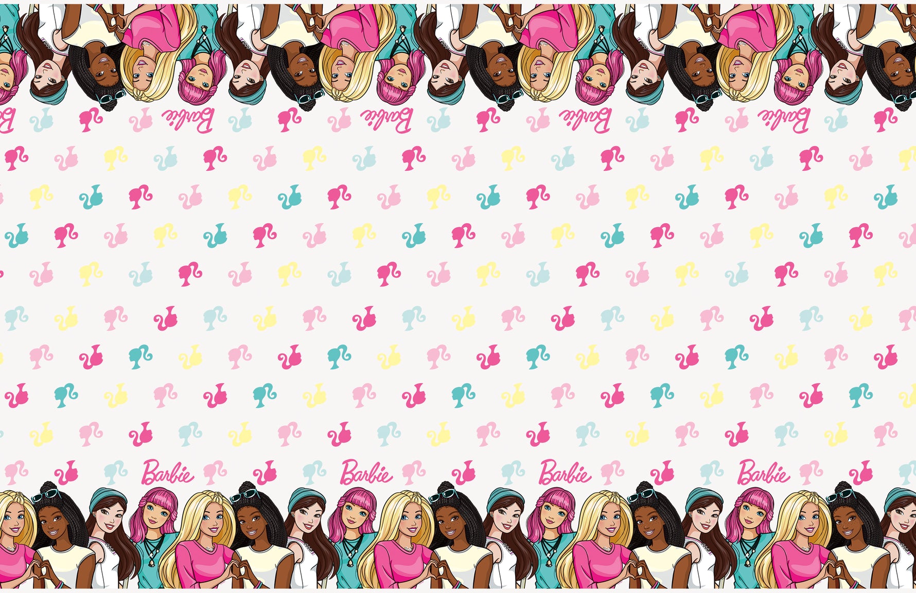 Barbie Rectangular Plastic Table Cover, 54" x 84" - Image 3