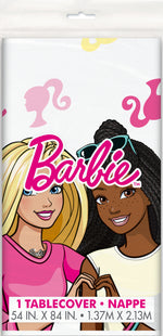 Barbie Rectangular Plastic Table Cover, 54" x 84"