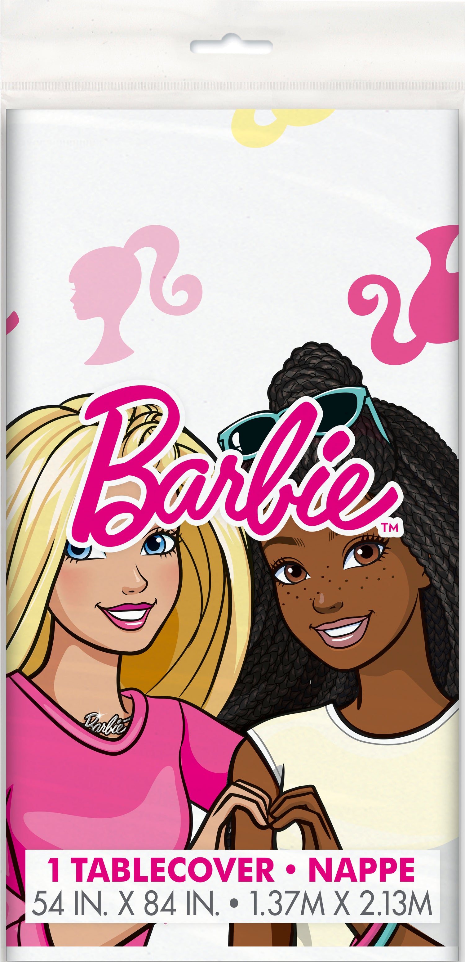 Barbie Rectangular Plastic Table Cover, 54" x 84"