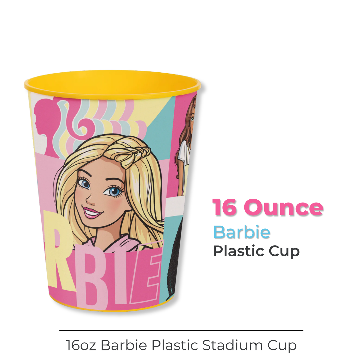 Barbie 16oz Plastic Stadium Cup