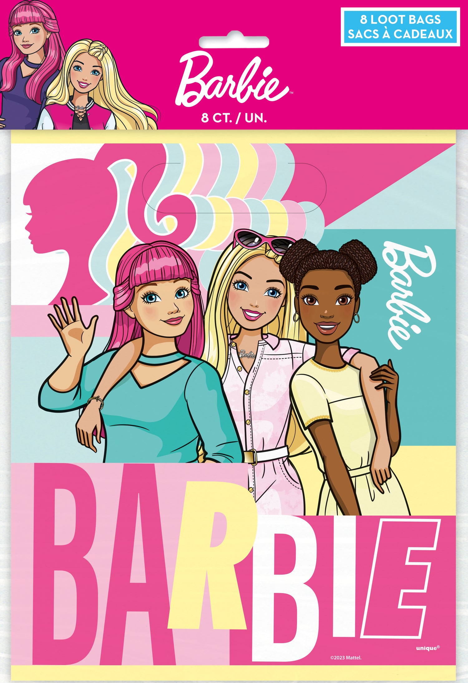 Barbie Loot Bags, 8ct - Image 2
