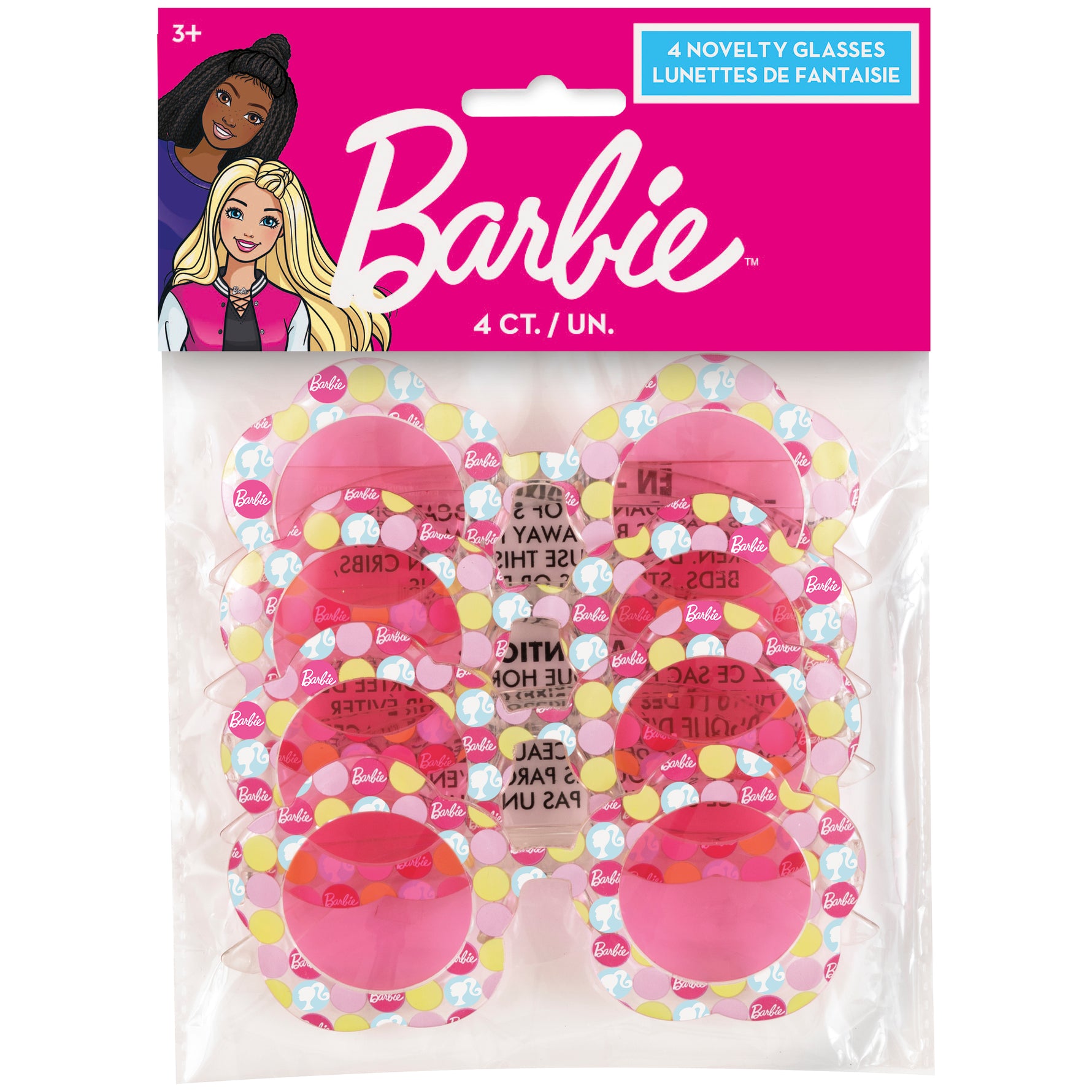 Barbie Flower Shaped Novelty Glasses - Image 2